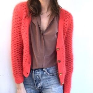 Juicy Coutour red cardigan sweater